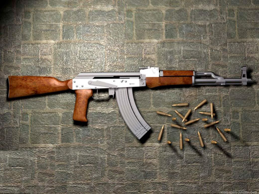 اسلحه ی تهاجمی کلاشنیکف