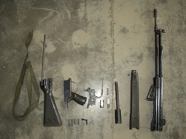 بخش های مختلف اسلحه HK G3A3